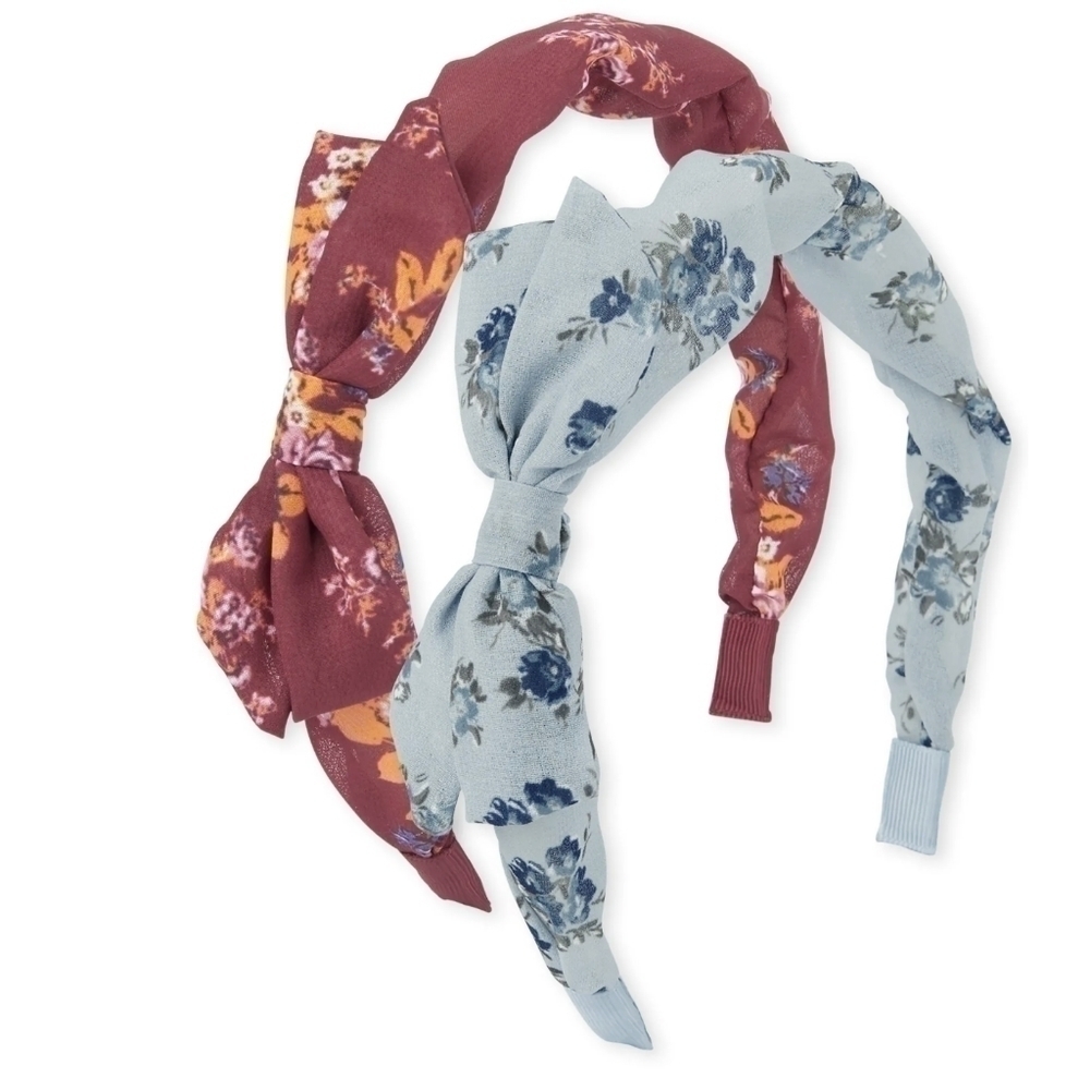 3 for $20🎉 2pk of Chiffon Floral Headbands